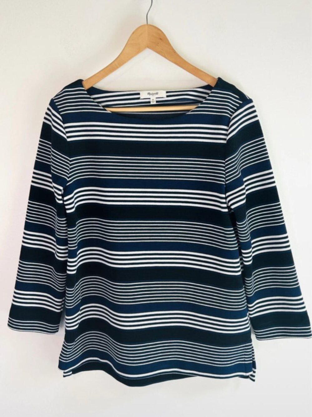 Madewell Striped Ribbed Top | Size M